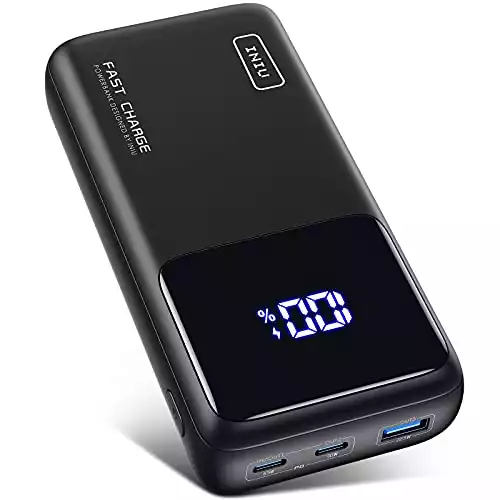 INIU Power Bank, 25000mAh 65W USB C Laptop Portable Charger