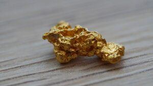 image of a gold nugget